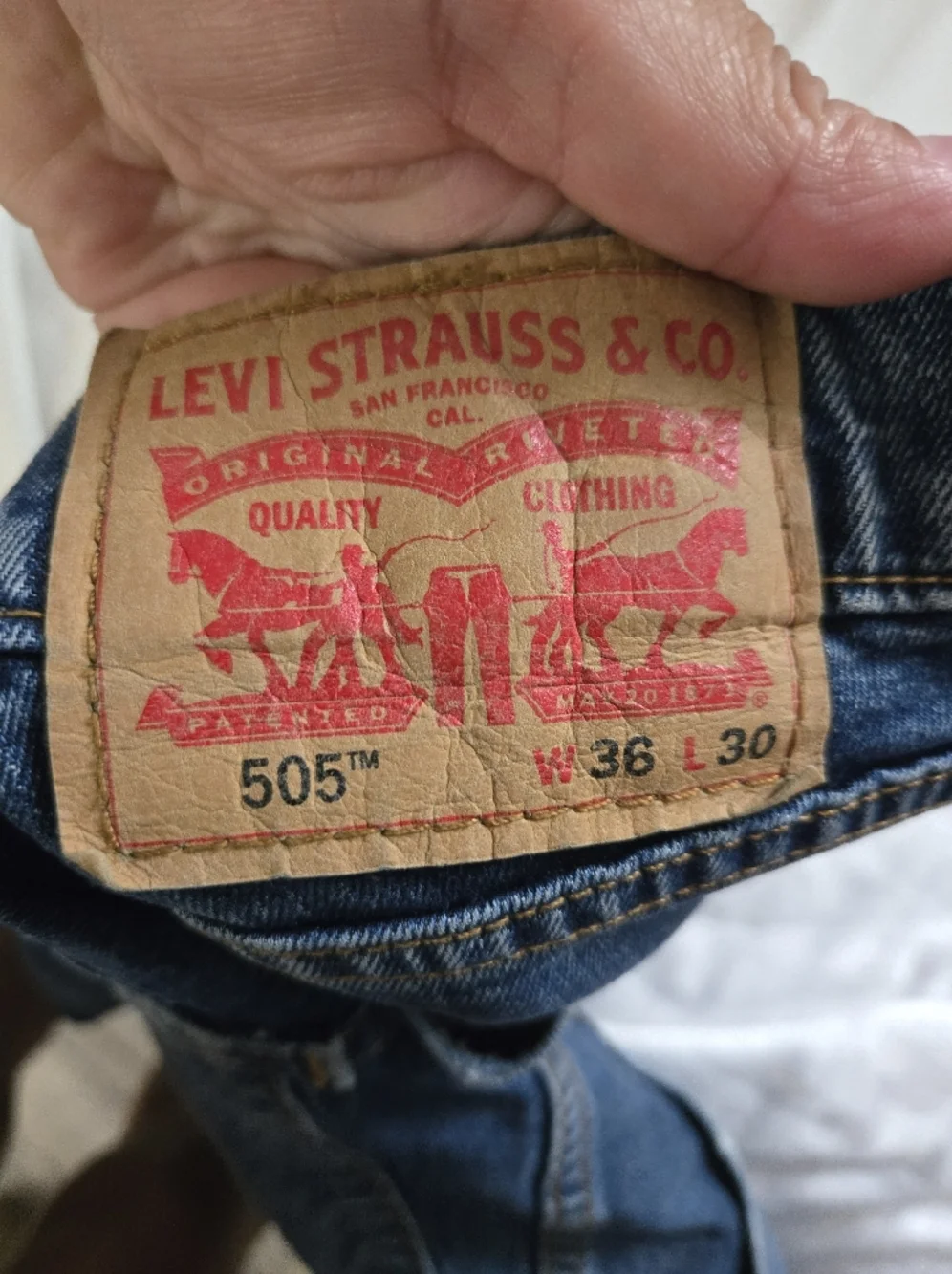 Levi's® Men's 505 Straight Regular Fit Jeans - Blue Denim 36 x30